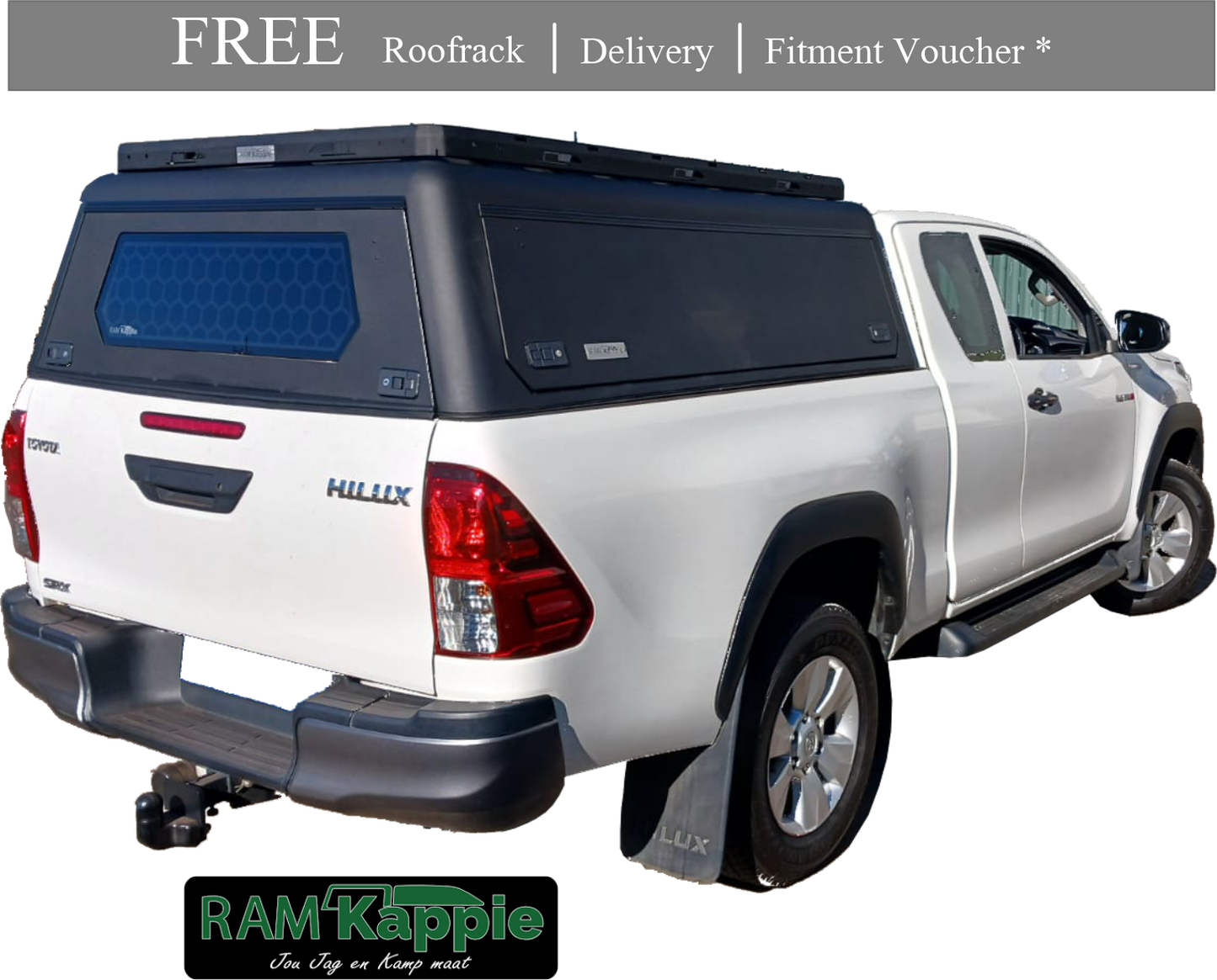 RAMKappie Canopy - Toyota Hilux - Super Cab