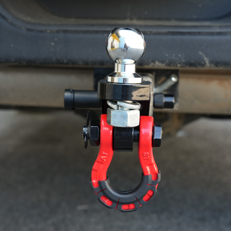 TerraTrek Tow Hitch With Recovery Shackle Including Lock Pin