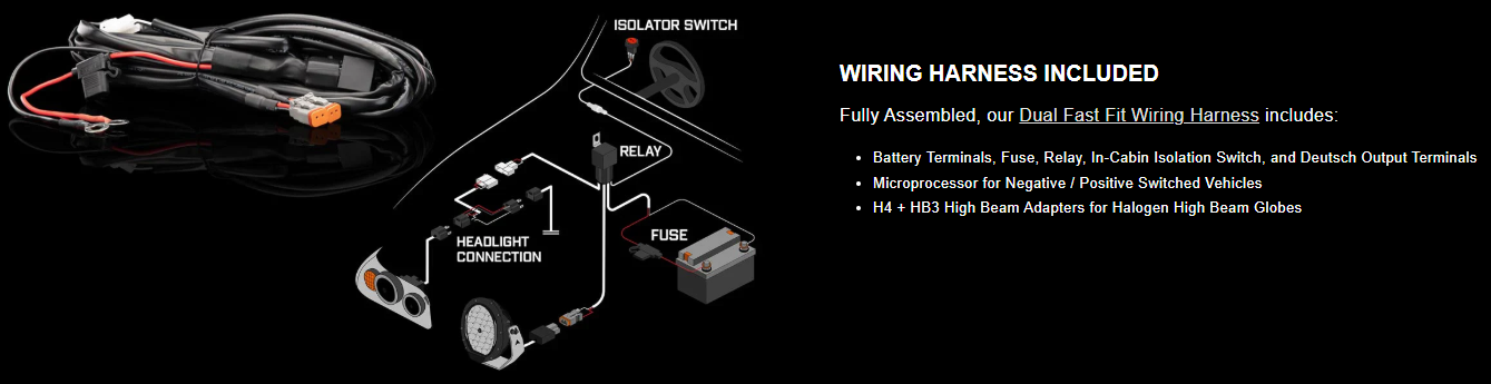 ALTIQ™ Rogue 7" Mk3 - LED Driving Lights Pair