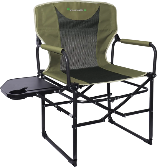 KAUFMANN X DIRECTOR CHAIR WITH SIDE TABLE - 150kg