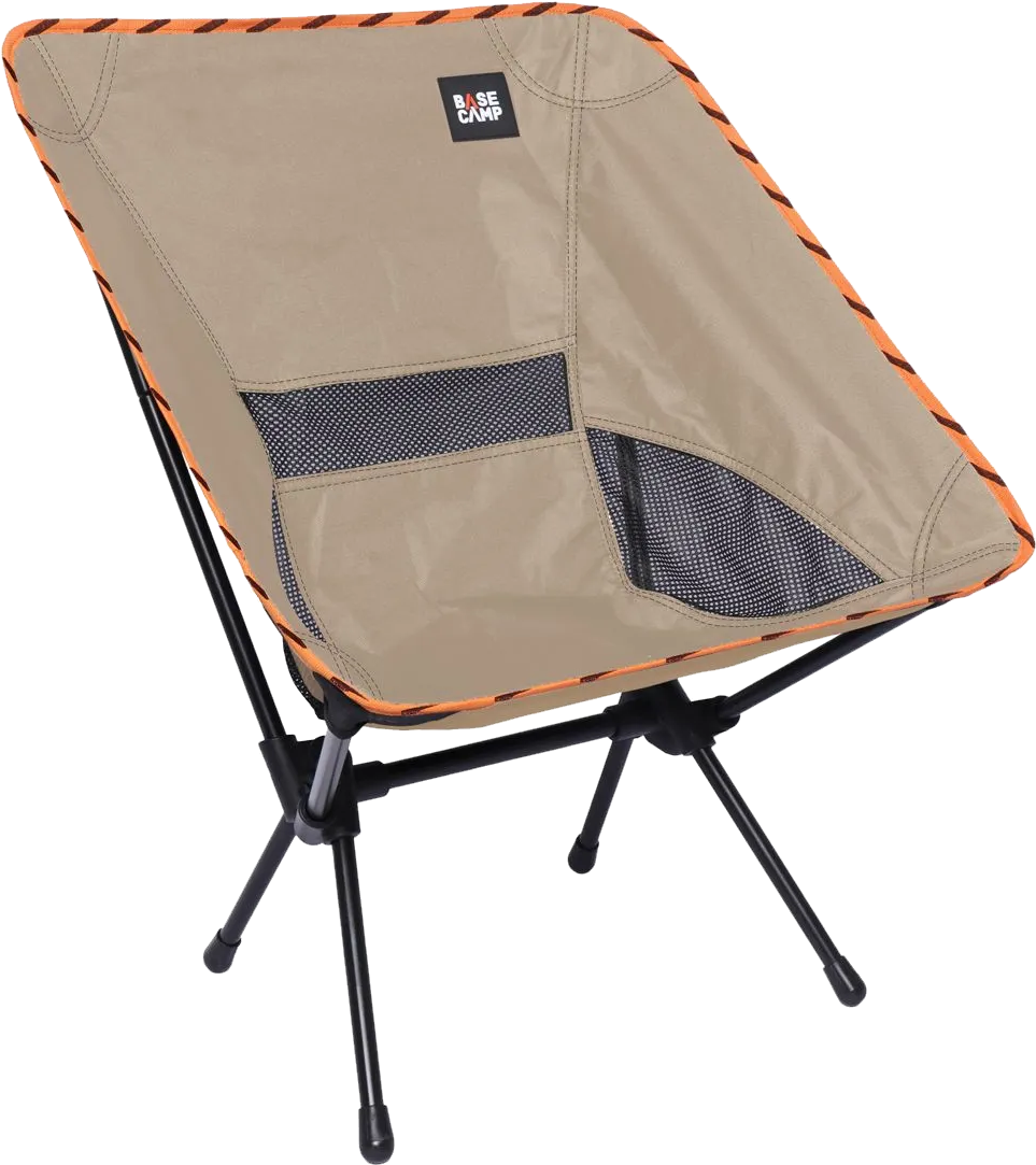 BASECAMP BUCKET WIDE SEAT CAMPING CHAIR - 120kg