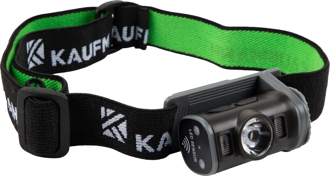 KAUFMANN 200 LUMEN 3W MOTION SENSOR HEADLAMP