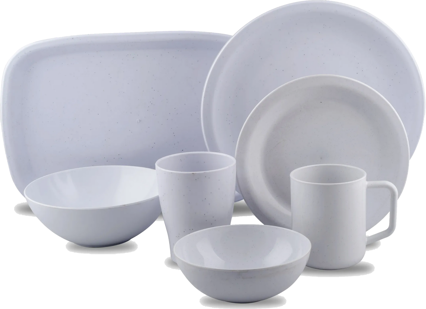 Dinnerware Set - 28 Pieces With Container