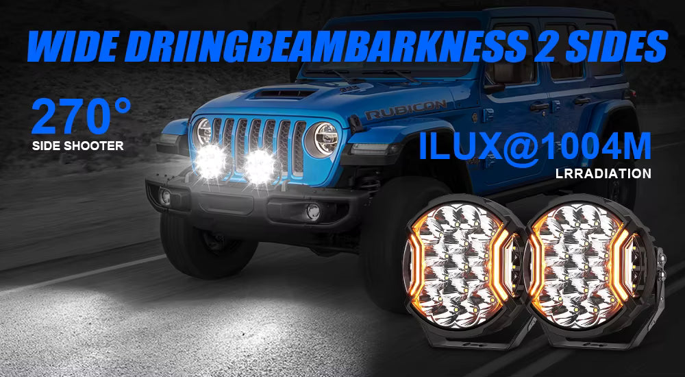 TerraTrek VIPER 7" Spot Light Set