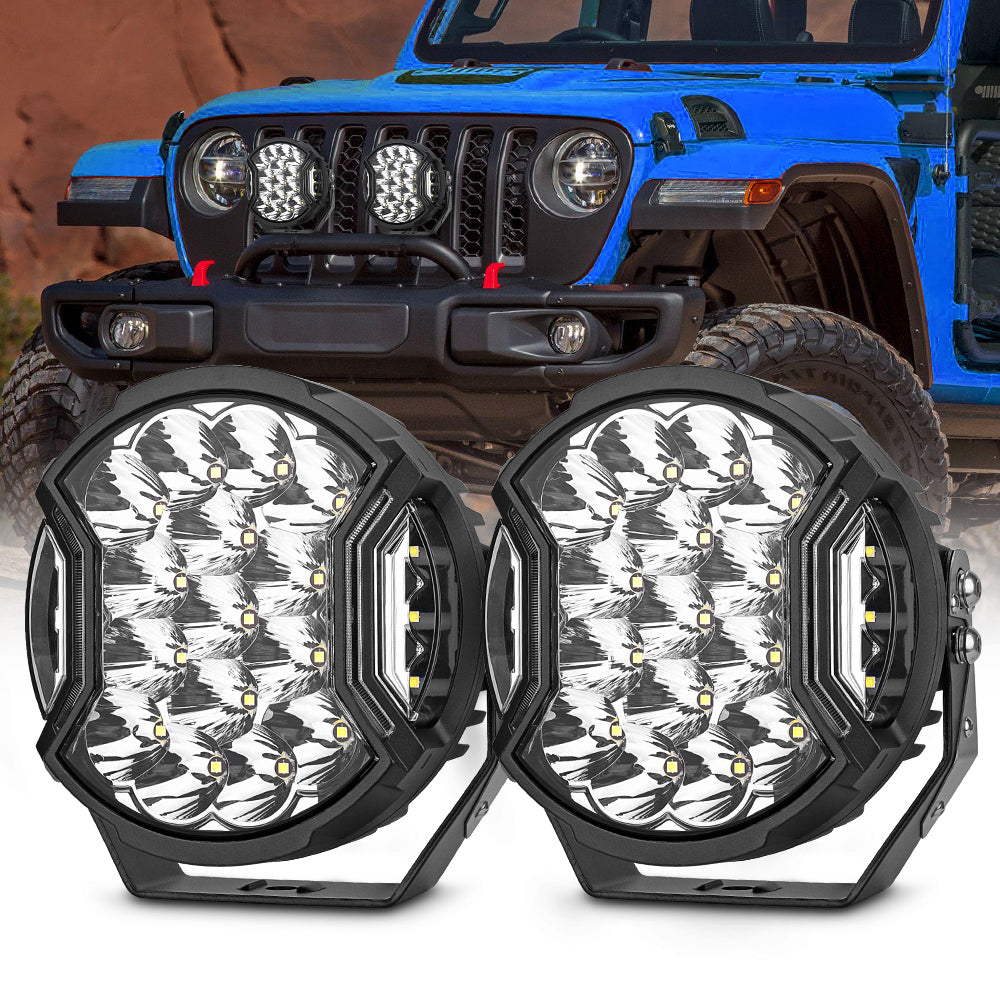 TerraTrek VIPER 7" Spot Light Set