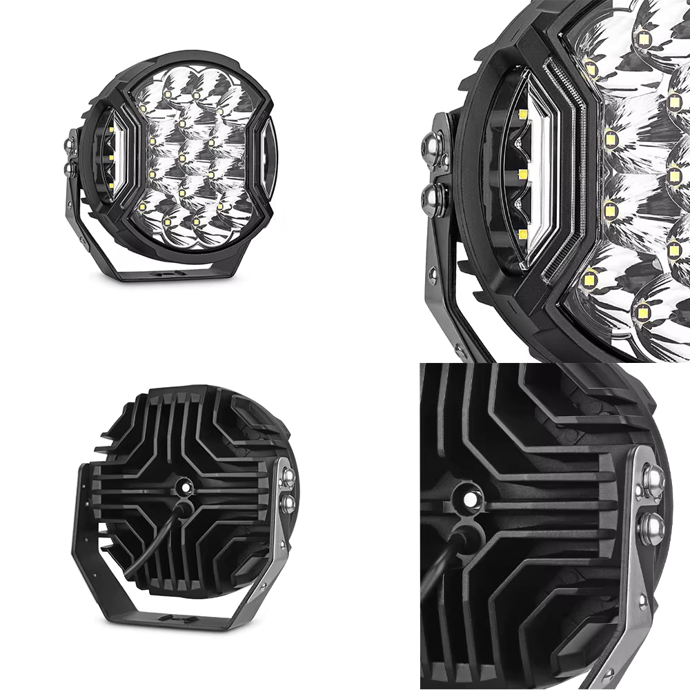 TerraTrek VIPER 7" Spot Light Set