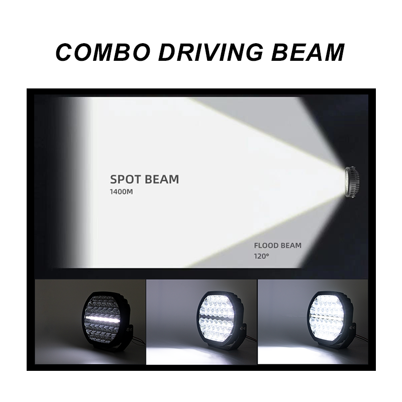 Horizon 7" High-Output Combo-Beam LED Spotlight Set