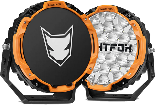 Lightfox 9inch LED Driving Light 1Lux@6,890ft/2,100m IP68 16,342 Lumens