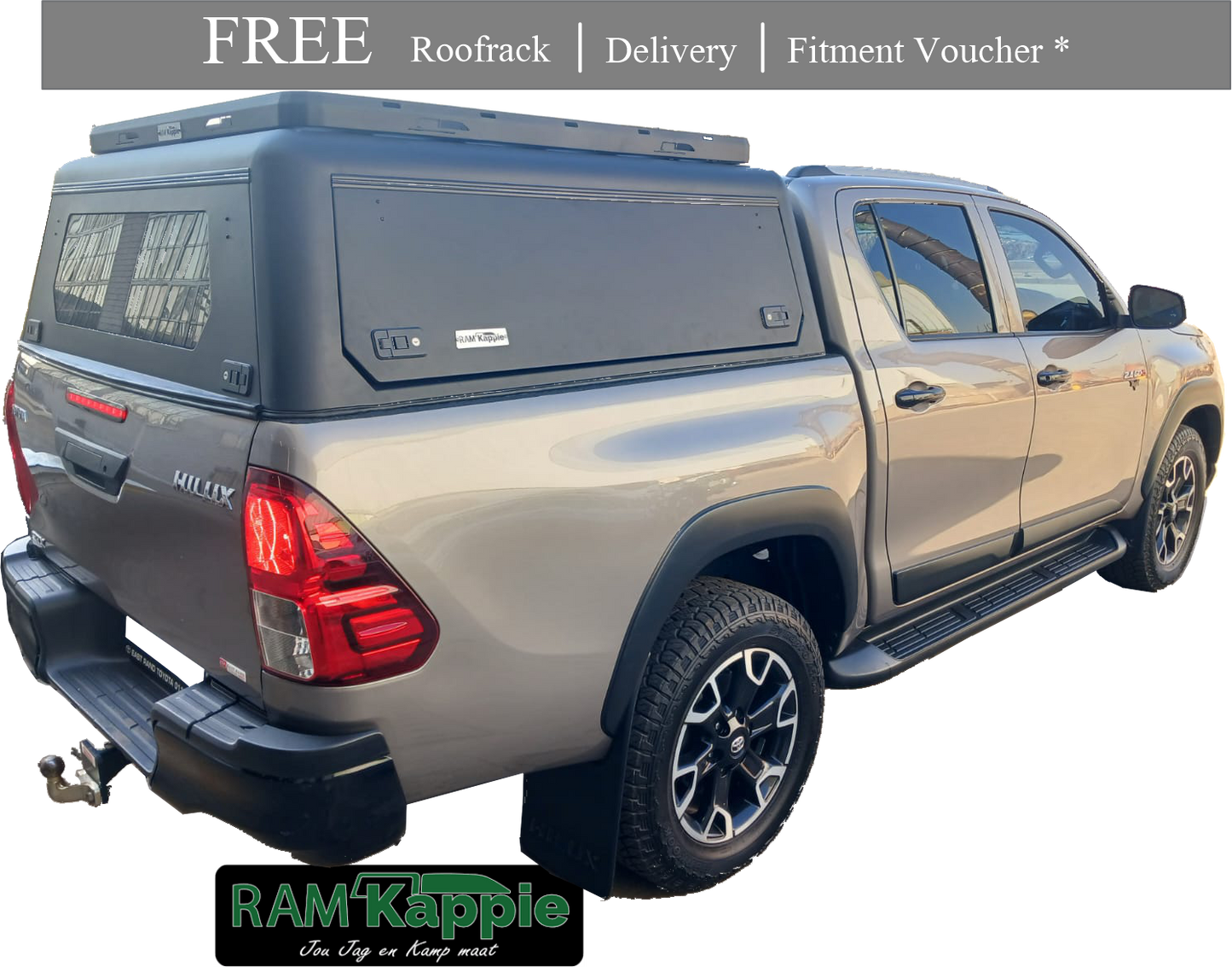 RAMKappie Canopy - Toyota Hilux - Double Cab