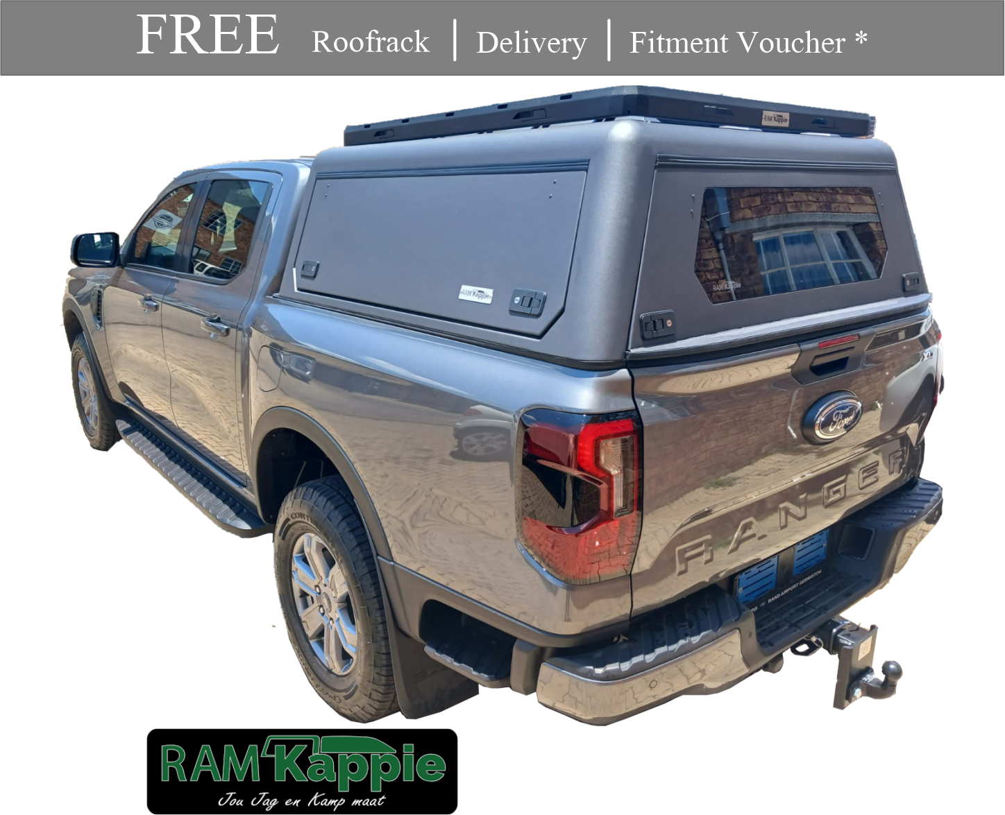 RAMKappie Canopy - Ford Ranger Next Gen 2023 To 2025 - Double Cab ...