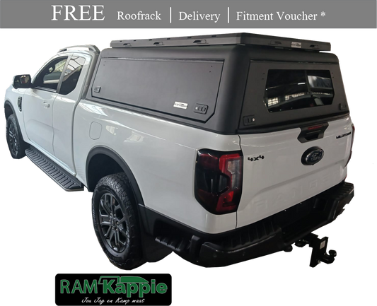 RAMKappie Canopy - Ford Ranger Next Gen 2023 To 2025 - Super Cab