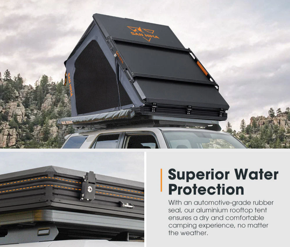 San Hima 2nd Generation Roof Top Tent Hardshell With Ladder