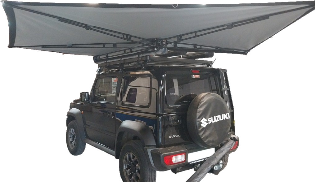 TerraTrek Awning 270 Degree 1.8m Suzuki JIMNY - Dove Grey