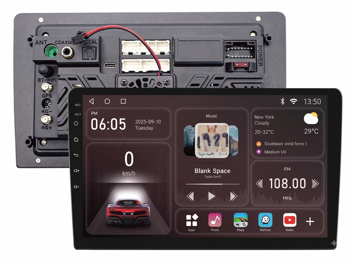 TerraNAV 9" Multimedia Navigation Radio - TNS91 DIY Plug&Play KIT - 2/32GB