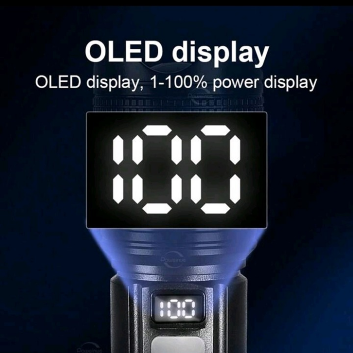 TerraTrek 1800 Lumens Rechargeable Flashlight